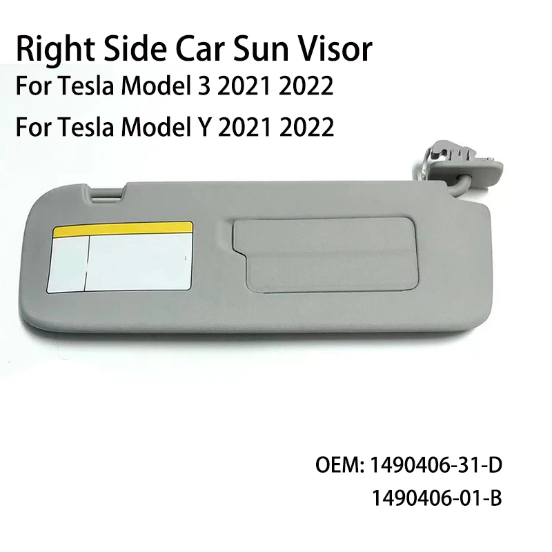 Для Tesla Model 3 / Y 2021 2022 автомобильный правый козырек от солнца детали для автомобиля серый автомобильные аксессуары интерьеры
Для Tesla Model 3 / Y 2021 2022 автомобильный правый козырек от солнца детали для автомобиля серый автомобильные аксессуары интерьеры