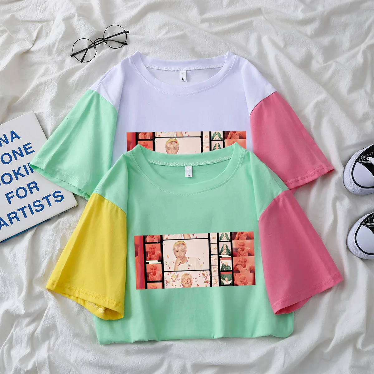 Summer Women's Fashion T-shirt 2022 Popular Combination Colors Printing Women's T-shirt Vintage Harajuku Top Y2k Korean Style
Summer Women's Fashion T-shirt 2022 Popular Combination Colors Printing Women's T-shirt Vintage Harajuku Top Y2k Korean Style