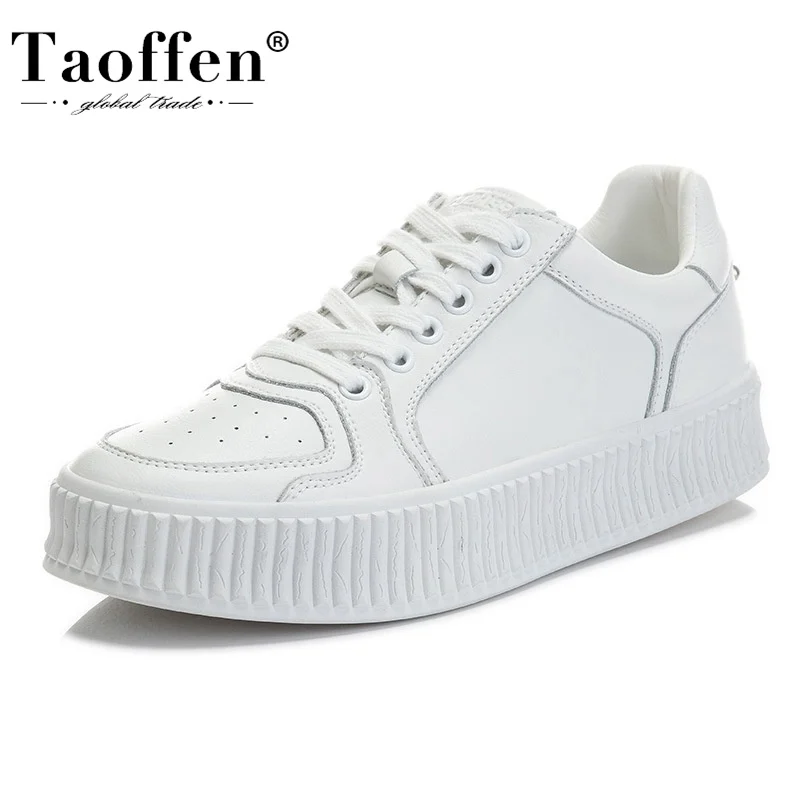 Taoffen Women Sneaker Real Leather Shoes 2022 New Arrival Female Casual Daily Lady Shoe Fashion Footwear Size 35-40
Taoffen Women Sneaker Real Leather Shoes 2022 New Arrival Female Casual Daily Lady Shoe Fashion Footwear Size 35-40