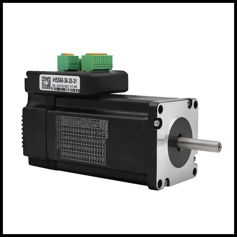 CNC JMC Nema 24 60MM 3.5Nm DC36V Integrated Closed Loop Stepper Motor & Drive 1000Line Encoder for 3D Print CNC Machine Kits
CNC JMC Nema 24 60MM 3.5Nm DC36V Integrated Closed Loop Stepper Motor & Drive 1000Line Encoder for 3D Print CNC Machine Kits