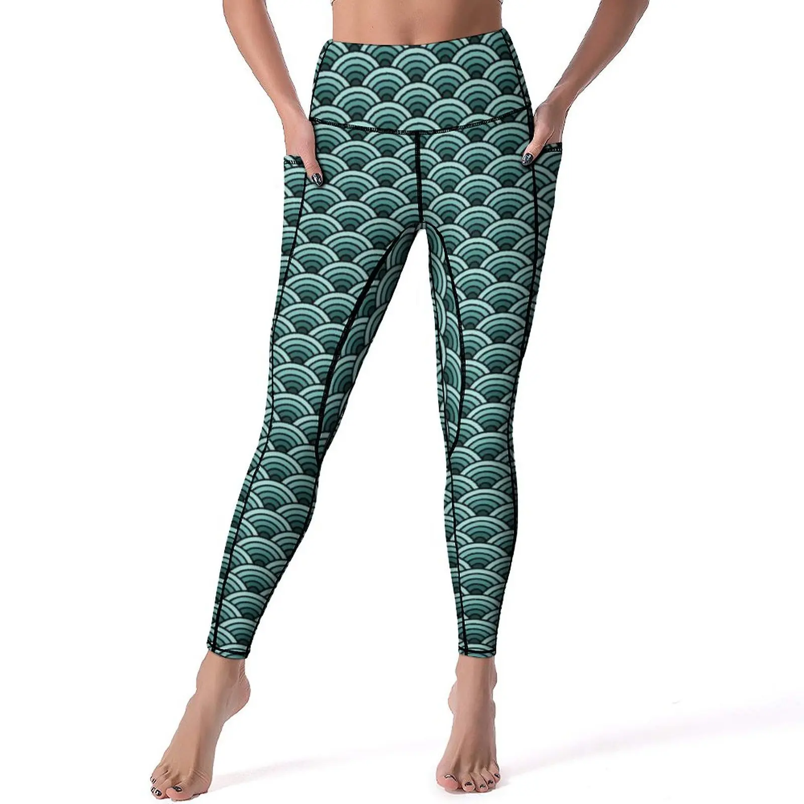 Green Blue Seigaiha Leggings Traditional Japan Gym Yoga Pants High Waist Casual Leggins Stretch Custom Sports Tights Gift
Green Blue Seigaiha Leggings Traditional Japan Gym Yoga Pants High Waist Casual Leggins Stretch Custom Sports Tights Gift