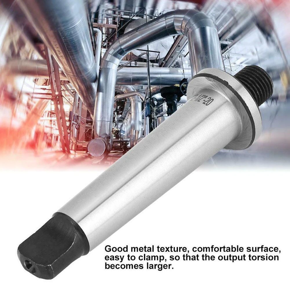 1/2 20 Thread Drill Chuck Adapter Shank Morse Taper Shank #2 to Connection High Quality Manganese Steel Material
1/2 20 Thread Drill Chuck Adapter Shank Morse Taper Shank #2 to Connection High Quality Manganese Steel Material