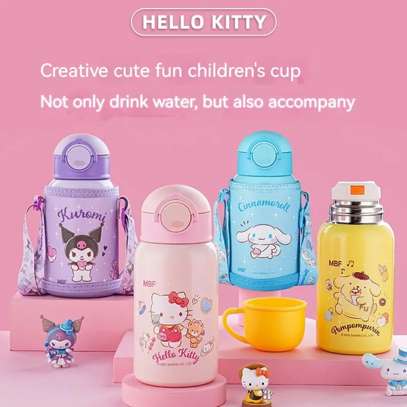 Детский термос из нержавеющей стали Sanrio 316, милая портативная чашка большой емкости для воды для начальной школы
Детский термос из нержавеющей стали Sanrio 316, милая портативная чашка большой емкости для воды для начальной школы