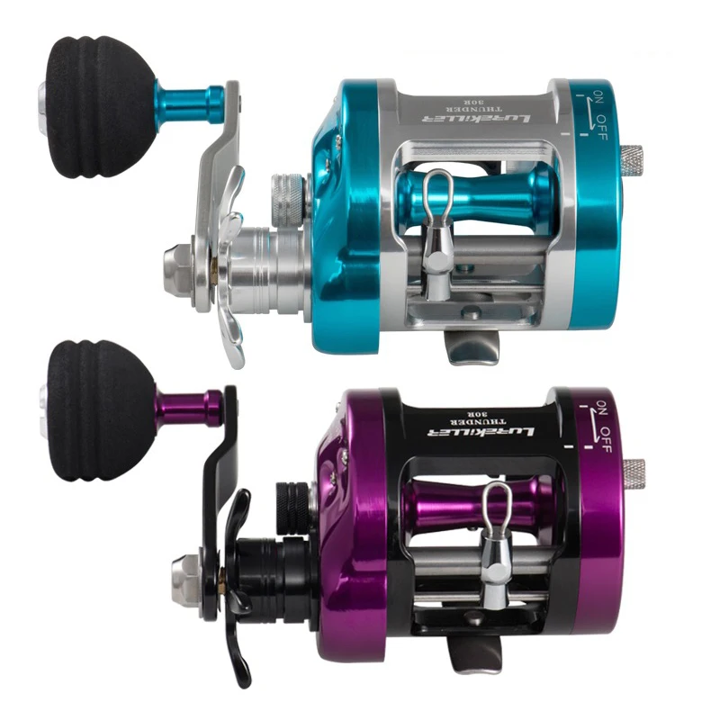 Right Hand Reel 6.0:1 Speed Ratio 6+1Bb Quick Release Cup Knob Sea Fishing Reels with Metal Rocker Synchronized Wire System
Right Hand Reel 6.0:1 Speed Ratio 6+1Bb Quick Release Cup Knob Sea Fishing Reels with Metal Rocker Synchronized Wire System