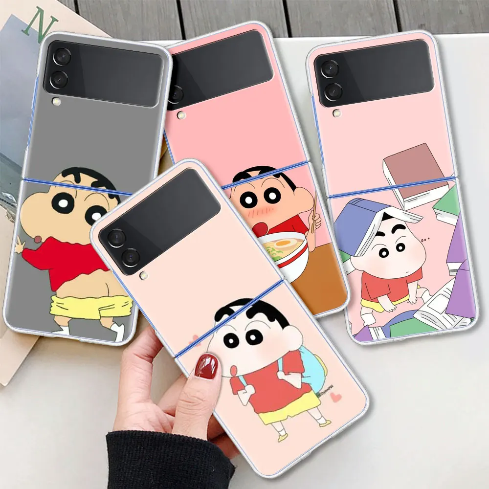 Cute Crayo Shin-Chan Case For Samsung Galaxy Z Flip 3 5G Transparent Hard Cell Phone Cover ZFlip3 Clear PC Luxury Phone Fundas
Cute Crayo Shin-Chan Case For Samsung Galaxy Z Flip 3 5G Transparent Hard Cell Phone Cover ZFlip3 Clear PC Luxury Phone Fundas