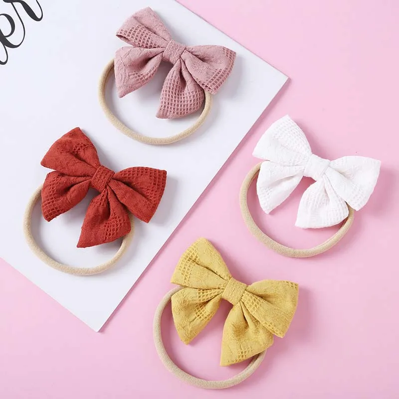 Cotton Baby Bow Headband Elastic Nylon Hair Band Bowknot Headbands Girl Newborn Baby Accessories Elastic Toddler Headwear
Cotton Baby Bow Headband Elastic Nylon Hair Band Bowknot Headbands Girl Newborn Baby Accessories Elastic Toddler Headwear
