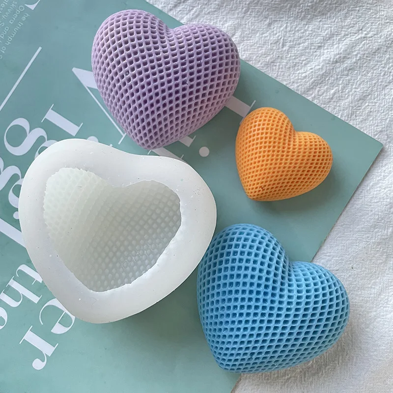 6PCS New Grid Love Shape Silicone Candle Mold for DIY Handmade Aromatherapy Candle Epoxy Resin Ornaments Handicrafts Soap Mould
6PCS New Grid Love Shape Silicone Candle Mold for DIY Handmade Aromatherapy Candle Epoxy Resin Ornaments Handicrafts Soap Mould