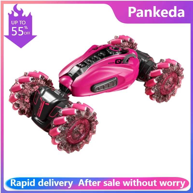 RC Stunt Twist Car 2.4G Remote Control Off-road Climbing Car Gesture Sensor Watch 4WD Drift RC Cars LED Light Kids birthday Toy
RC Stunt Twist Car 2.4G Remote Control Off-road Climbing Car Gesture Sensor Watch 4WD Drift RC Cars LED Light Kids birthday Toy