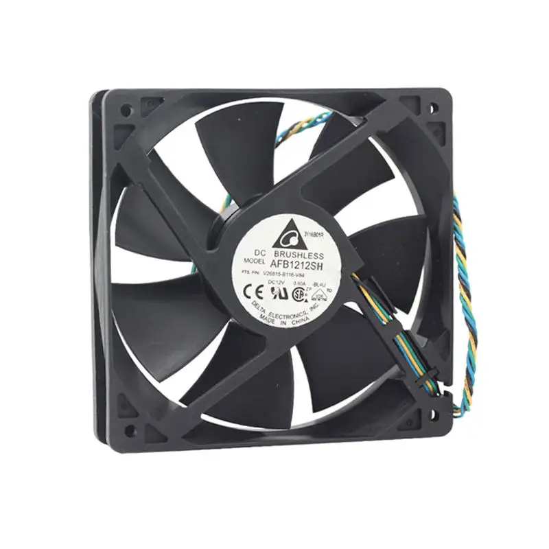 Fans Delta Afb1212sh Large Air Volume PWM Chassis Cooling Fan High Pecision Double Ball Bearing Current 0.8A Voltage
Fans Delta Afb1212sh Large Air Volume PWM Chassis Cooling Fan High Pecision Double Ball Bearing Current 0.8A Voltage