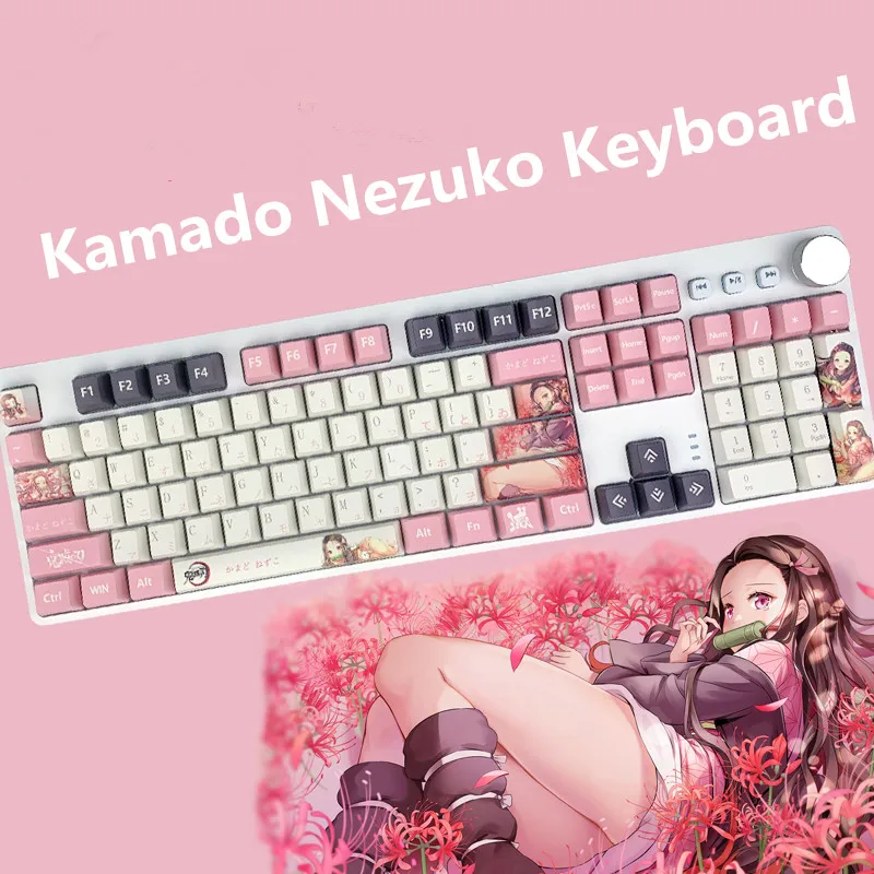 Колпачки для клавиш Beauty Kamado Nezuko, колпачки для механических клавиатур с Rgb подсветкой, аниме колпачки для клавиш киметасу, рассекающий демоно...
Колпачки для клавиш Beauty Kamado Nezuko, колпачки для механических клавиатур с Rgb подсветкой, аниме колпачки для клавиш киметасу, рассекающий демоно...