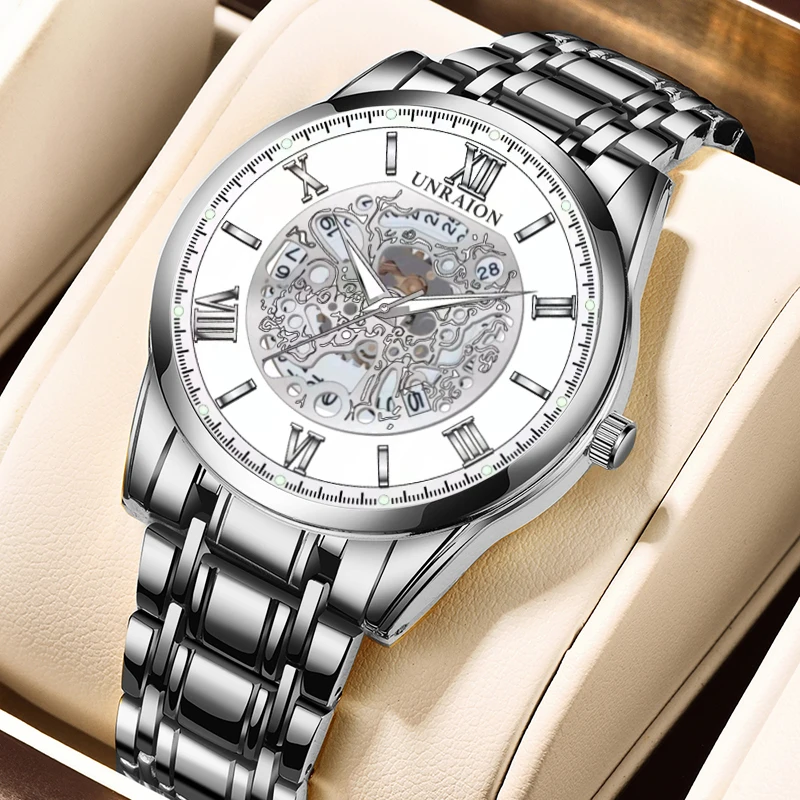 New automatic non mechanical watch Blue light watch Men's watch Luminous calendar imported waterproof quartz watch
New automatic non mechanical watch Blue light watch Men's watch Luminous calendar imported waterproof quartz watch