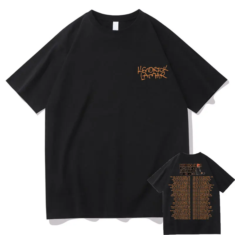 Hot New Kendrick Lamar The Big Steppers Tour 2022 T Shirt Men Hip Hop Fashion Oversized T-shirts Male Black Tshirt Quality Man
Hot New Kendrick Lamar The Big Steppers Tour 2022 T Shirt Men Hip Hop Fashion Oversized T-shirts Male Black Tshirt Quality Man