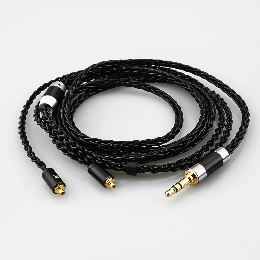Hi-End 3.5mm 2.5mm 4.4mm XLR 8 Core Silver Plated Black Audiophiles Earphone Cable For Sennheiser IE300 IE900 Headphone
Hi-End 3.5mm 2.5mm 4.4mm XLR 8 Core Silver Plated Black Audiophiles Earphone Cable For Sennheiser IE300 IE900 Headphone