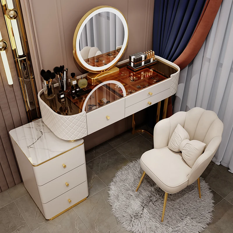 Nordic Bedroom Dressing Table Makeup Wood Computer Dresser Organizer Console Dressing Table Cabinet Vestidores Home Furniture
Nordic Bedroom Dressing Table Makeup Wood Computer Dresser Organizer Console Dressing Table Cabinet Vestidores Home Furniture
