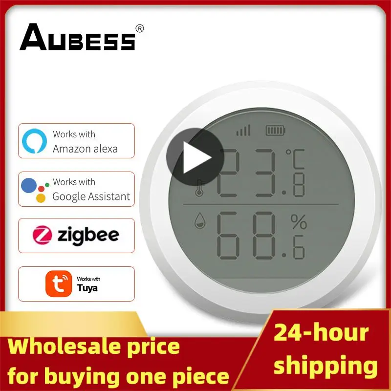 Tuya Smart ZigBee Temperature and Humidity Sensor Smart Life APP Control Indoor Humidity Detector Works with ZigBee Gateway Hub
Tuya Smart ZigBee Temperature and Humidity Sensor Smart Life APP Control Indoor Humidity Detector Works with ZigBee Gateway Hub