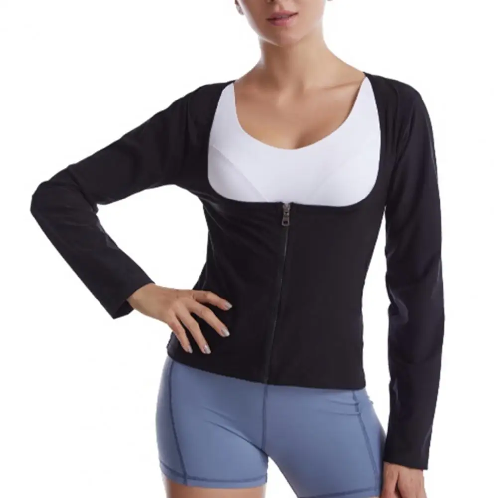 Sauna Jacket Heat-trapping Wear Resistant Deep U Neck Women Sweat Waist Trainer Vest for Workout
Sauna Jacket Heat-trapping Wear Resistant Deep U Neck Women Sweat Waist Trainer Vest for Workout