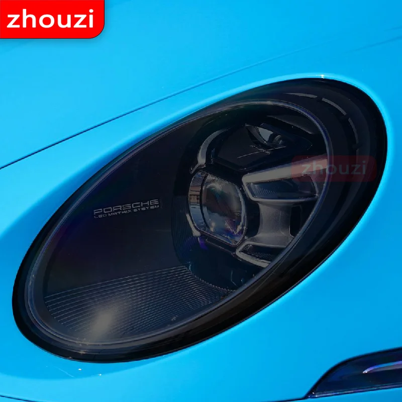 2 Pcs For Porsche 911 992 2019 2020 Car Headlight Tint Black Protective Film Protection Transparent TPU Sticker Accessories
2 Pcs For Porsche 911 992 2019 2020 Car Headlight Tint Black Protective Film Protection Transparent TPU Sticker Accessories