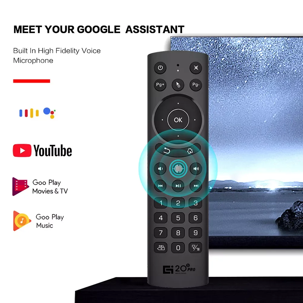 G20S PRO 2.4G Wireless Voice Fly Mouse Remote for PC Smart TV Set Top Box Control For Android Tv Box With Voice Fly Air Mouse Re
G20S PRO 2.4G Wireless Voice Fly Mouse Remote for PC Smart TV Set Top Box Control For Android Tv Box With Voice Fly Air Mouse Re