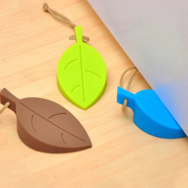 Silicone Door Plug Creative Leaves Shape Door Stopper Block Kids Anti-Folder Hand Security Card Home Anti-Theft Safety Door Stop
Silicone Door Plug Creative Leaves Shape Door Stopper Block Kids Anti-Folder Hand Security Card Home Anti-Theft Safety Door Stop