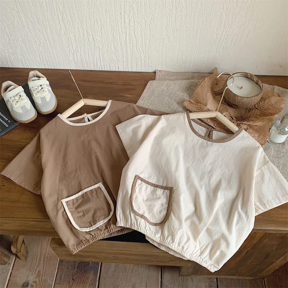 Summer toddler children cloth Tee shirts for boys girls Outfits cotton breathable T-shirt tops kids baby clothes Korean T shirts 
Summer toddler children cloth Tee shirts for boys girls Outfits cotton breathable T-shirt tops kids baby clothes Korean T shirts