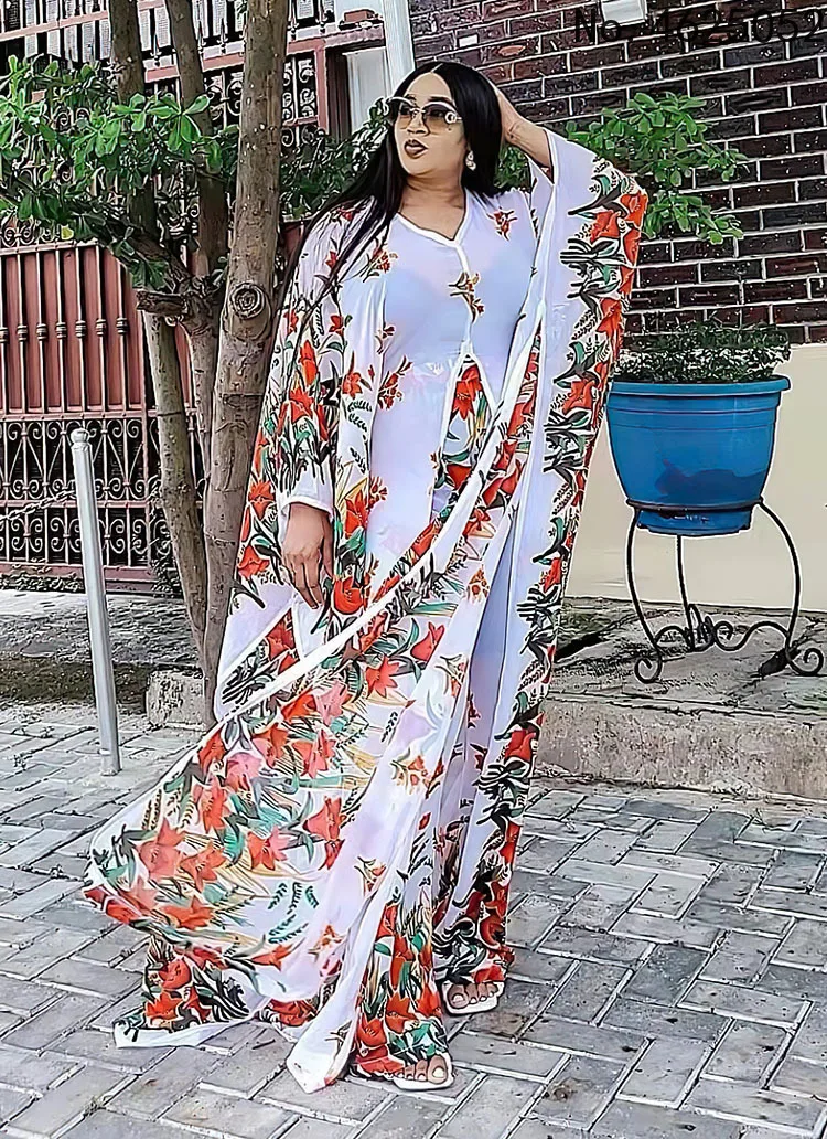 Women African Clothes 2 Piece Set New Fashion Summer Print Chiffon Top + Trousers Suits Plus Size Africa Party Dresses for Lady
Women African Clothes 2 Piece Set New Fashion Summer Print Chiffon Top + Trousers Suits Plus Size Africa Party Dresses for Lady