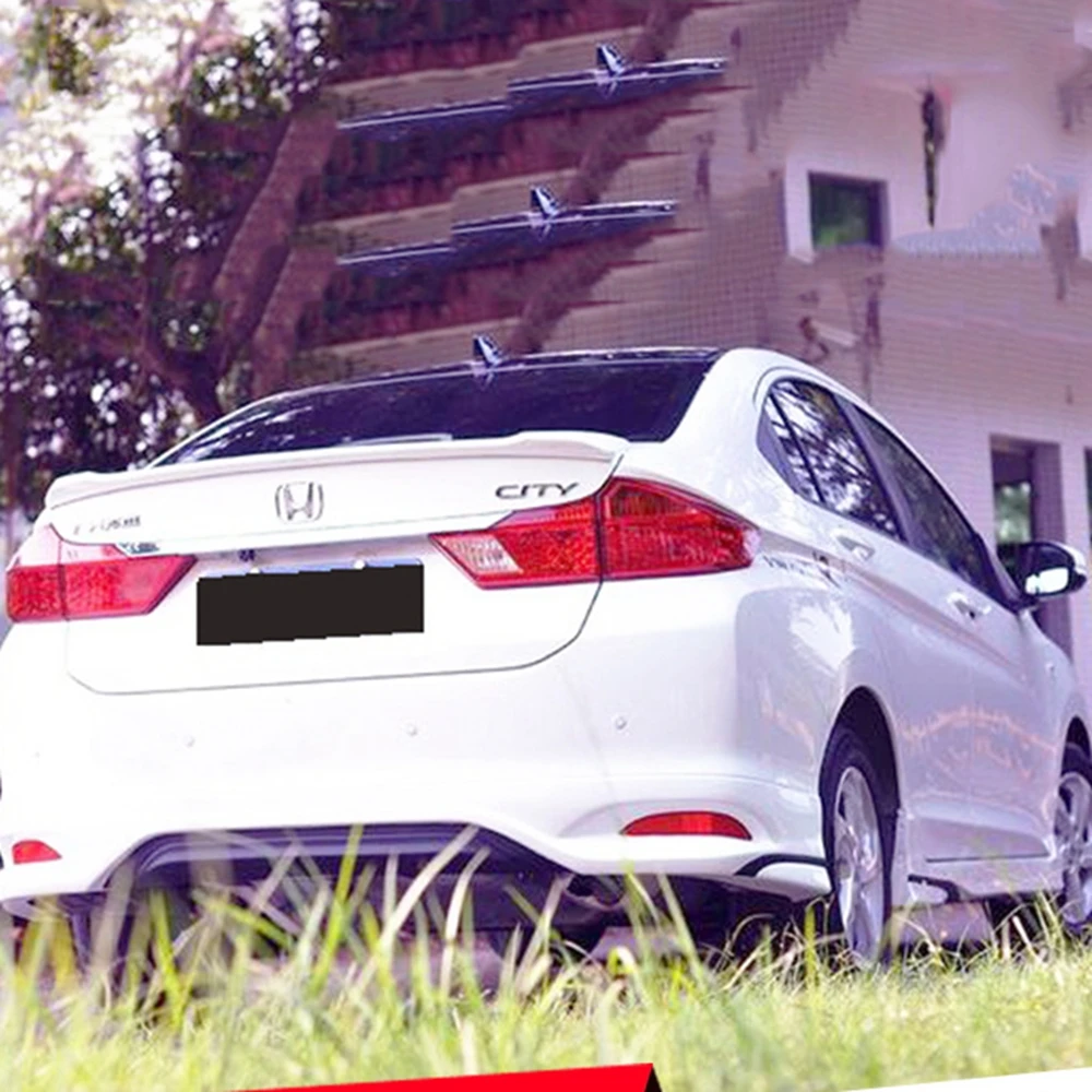 For Honda city high quality ABS Plastic Unpainted Color Rear Spoiler Wing Trunk Lid Cover Car Styling
For Honda city high quality ABS Plastic Unpainted Color Rear Spoiler Wing Trunk Lid Cover Car Styling