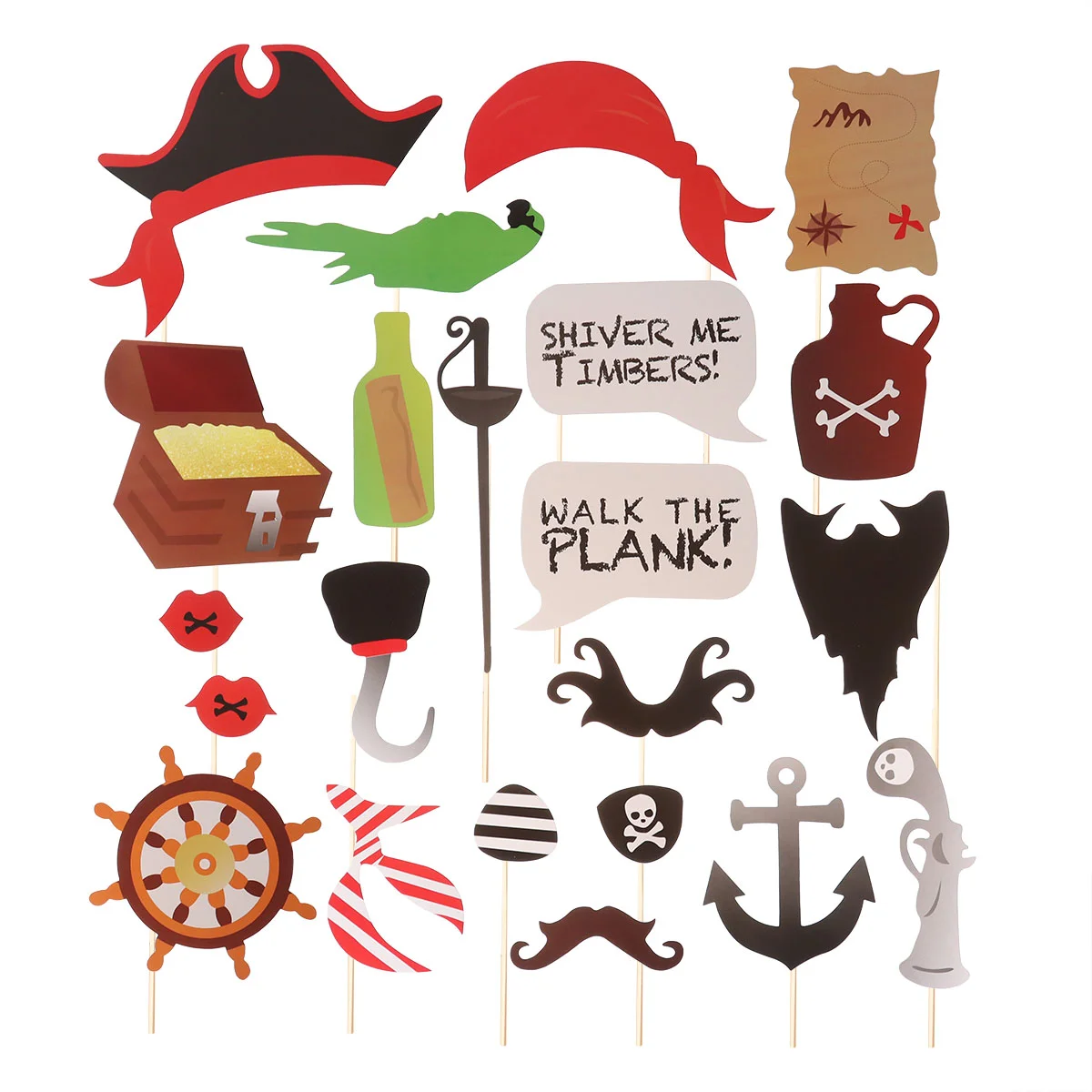 Pirate Props Photo Party Advanture Funny Decorations Nautical Sailing Stick Birthdayhat Selfie Themed Booth Supplies
Pirate Props Photo Party Advanture Funny Decorations Nautical Sailing Stick Birthdayhat Selfie Themed Booth Supplies
