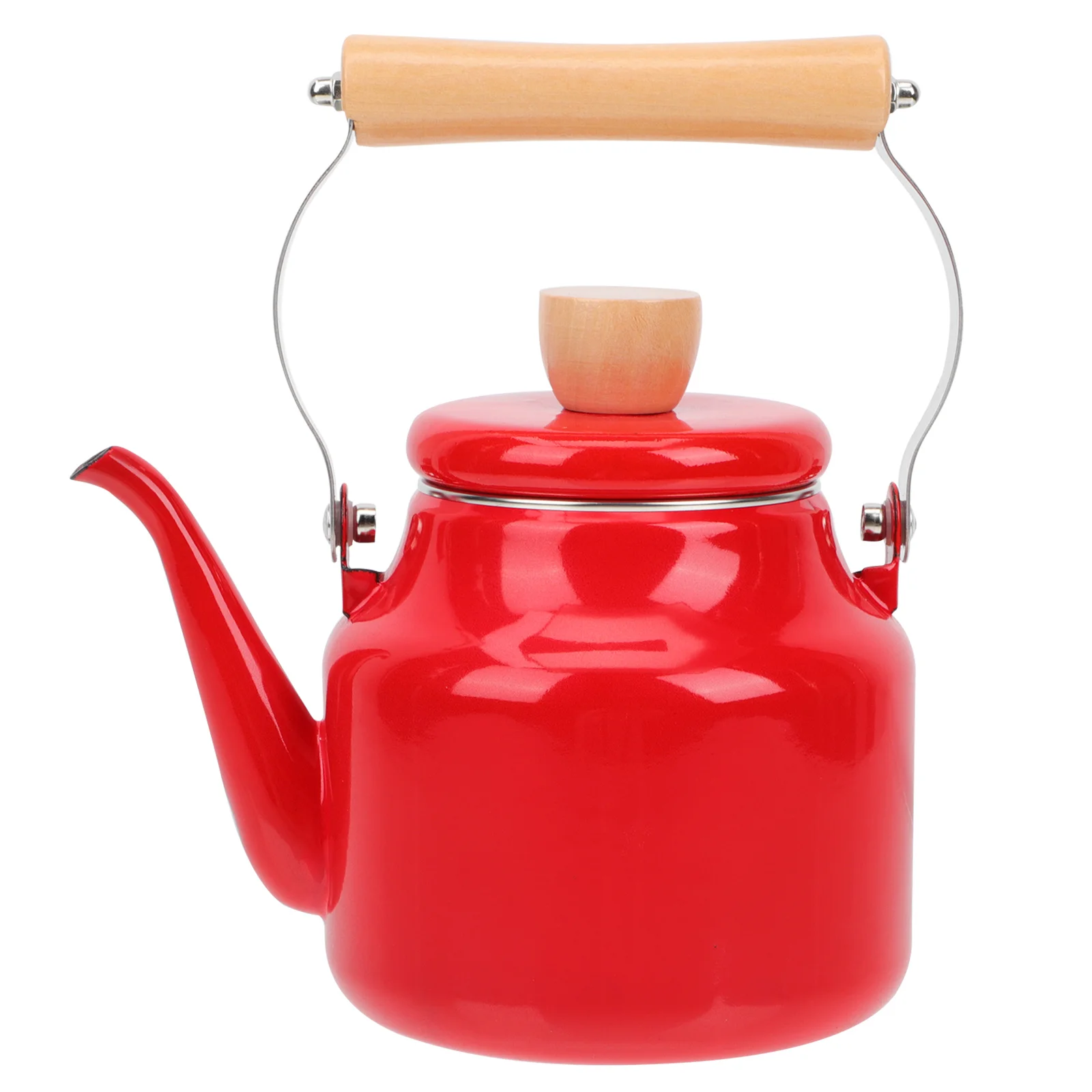 

Эмалированный чайник для воды объемом 1,5 л, чайник для нагрева чая, плита, чайник для кипячения кофе, чайник для индукционной плиты, газовая плита, кухонные принадлежности