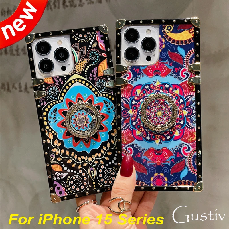 Luxury Retro Flower Phone Case for iPhone 15 14 Pro Max 12 13 Mini 11 PRO XR X XS MAX 14 6s 7 8 Plus With Holder Ring Cover
Luxury Retro Flower Phone Case for iPhone 15 14 Pro Max 12 13 Mini 11 PRO XR X XS MAX 14 6s 7 8 Plus With Holder Ring Cover