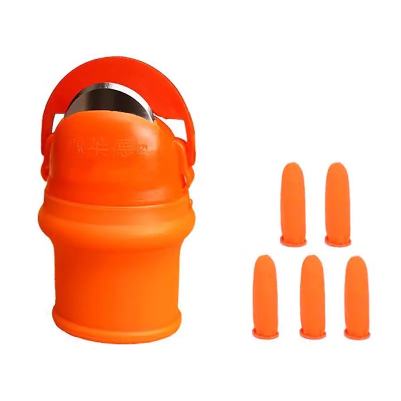 Orange Thumb For Garden Gardening Thumb Tool Silicone Finger Cutter Gardening Harvesting Tools For Picking Vegetable Fruit
Orange Thumb For Garden Gardening Thumb Tool Silicone Finger Cutter Gardening Harvesting Tools For Picking Vegetable Fruit