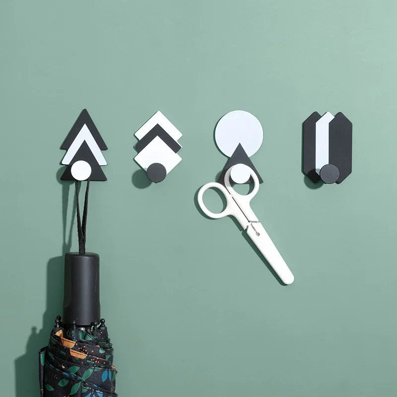 Geometric Hook Nordic Style Metal Material Kitchen And Bathroom Storage Seamless Sticky Hook Punch-free Sticky Hook
Geometric Hook Nordic Style Metal Material Kitchen And Bathroom Storage Seamless Sticky Hook Punch-free Sticky Hook