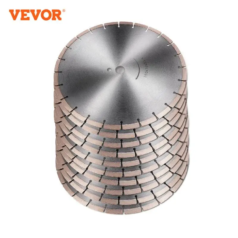 VEVOR 350mm Diamond Saw Blade 11 PCS Granite Marble Angle Grinder Sandstone Quartz Cutting Disc Porcelain Tile Ceramic Blades
VEVOR 350mm Diamond Saw Blade 11 PCS Granite Marble Angle Grinder Sandstone Quartz Cutting Disc Porcelain Tile Ceramic Blades