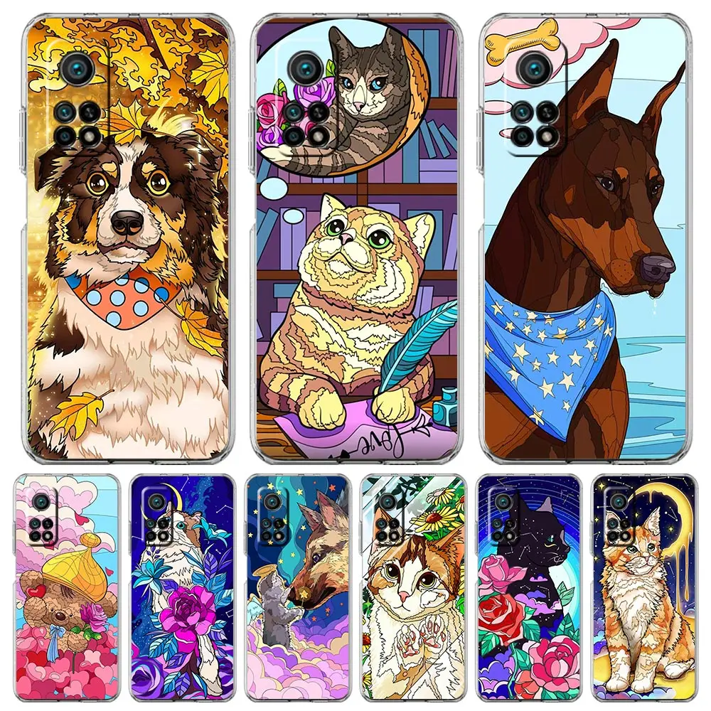 Cartoon Cute Cats Dog Phone Case For Xiaomi Poco X3 NFC F3 M3 GT M4 Mi 11 Lite 5G Ultra 11T 11X 12 Pro 11i 12X Soft Clear Cover
Cartoon Cute Cats Dog Phone Case For Xiaomi Poco X3 NFC F3 M3 GT M4 Mi 11 Lite 5G Ultra 11T 11X 12 Pro 11i 12X Soft Clear Cover