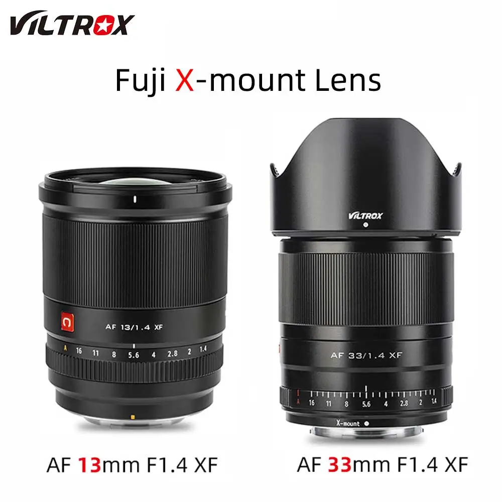 VILTROX 56mm 33mm 23mm 13mm F1.4 Auto Focus Large Aperture Lens for Fujifilm Fuji X Mount Camera X-A7 X-T30II X-T4 X-T200 XS-S10
VILTROX 56mm 33mm 23mm 13mm F1.4 Auto Focus Large Aperture Lens for Fujifilm Fuji X Mount Camera X-A7 X-T30II X-T4 X-T200 XS-S10