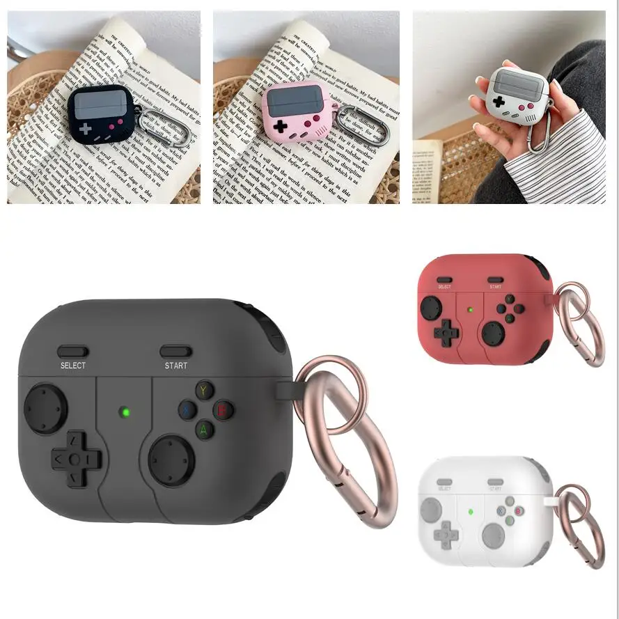 Новинка 2022, для AirPods Pro 2, 3D Классический дизайн игровой приставки, с брелоком, прочная силиконовая конструкция для AirPods Pro 2
Новинка 2022, для AirPods Pro 2, 3D Классический дизайн игровой приставки, с брелоком, прочная силиконовая конструкция для AirPods Pro 2