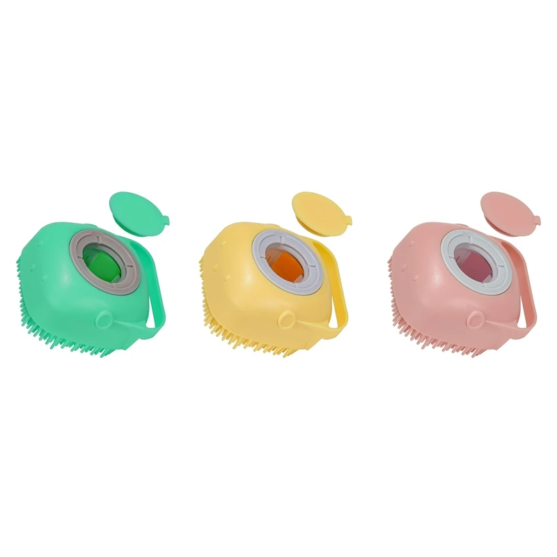 3 PCS Dog Silicone Rubber Bathing Brush Pet Massage Shampoo Dispenser Brushes For Dogs And Cats Shower Grooming
3 PCS Dog Silicone Rubber Bathing Brush Pet Massage Shampoo Dispenser Brushes For Dogs And Cats Shower Grooming