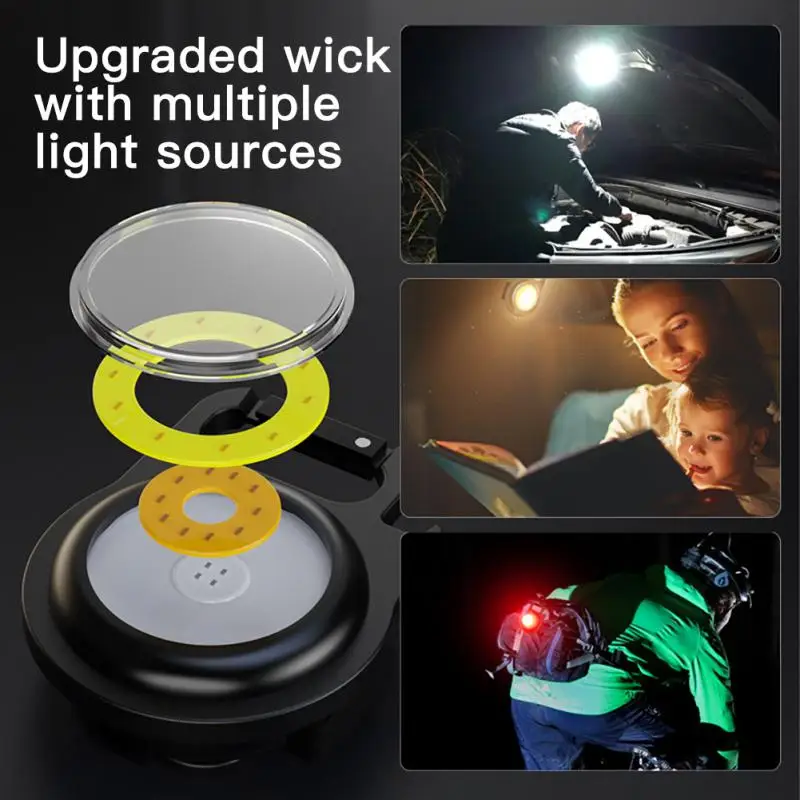 USB Outdoor Multifunctional COB Working Light Magnetic Suction Portable Mini Keychain Light Emergency Flashlight Camping Light
USB Outdoor Multifunctional COB Working Light Magnetic Suction Portable Mini Keychain Light Emergency Flashlight Camping Light