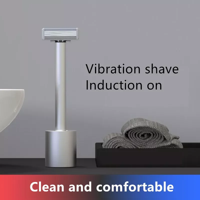 Manual Safety Razor Head Vibration IPX7 Waterproof Electric Men's Shave Razor Blade Vibration Manual Shaver For Gift
Manual Safety Razor Head Vibration IPX7 Waterproof Electric Men's Shave Razor Blade Vibration Manual Shaver For Gift