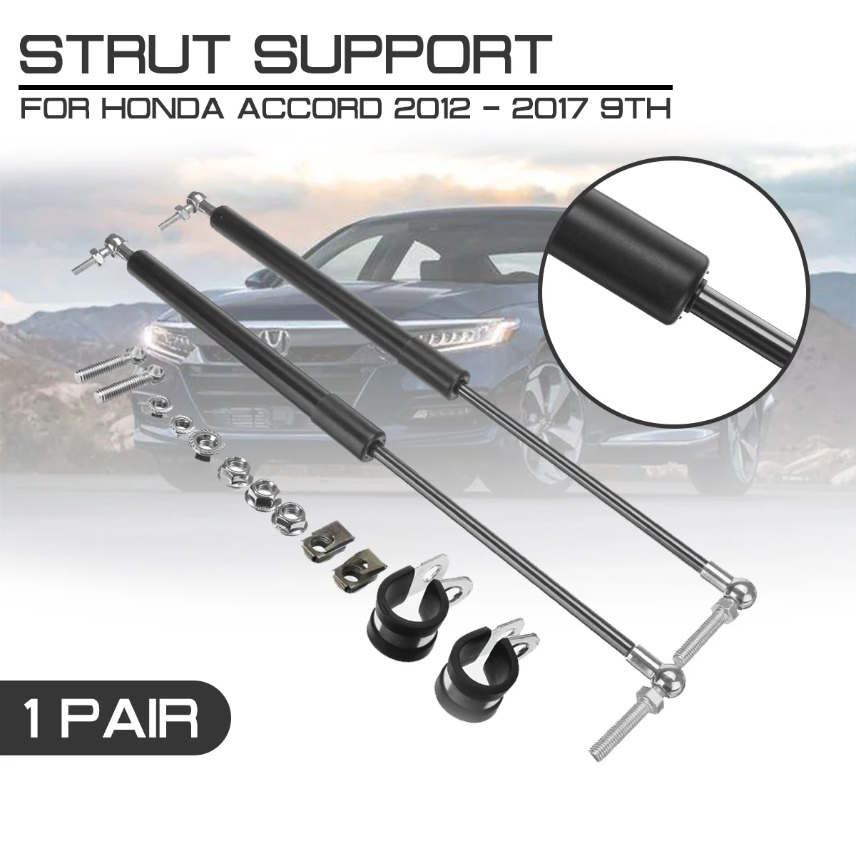Struts Bars Car Interior Rear Trunk Tail Gate Tailgate Gas Spring Shock Lift Support Rod For Honda Accord 2012-2017 9th
Struts Bars Car Interior Rear Trunk Tail Gate Tailgate Gas Spring Shock Lift Support Rod For Honda Accord 2012-2017 9th
