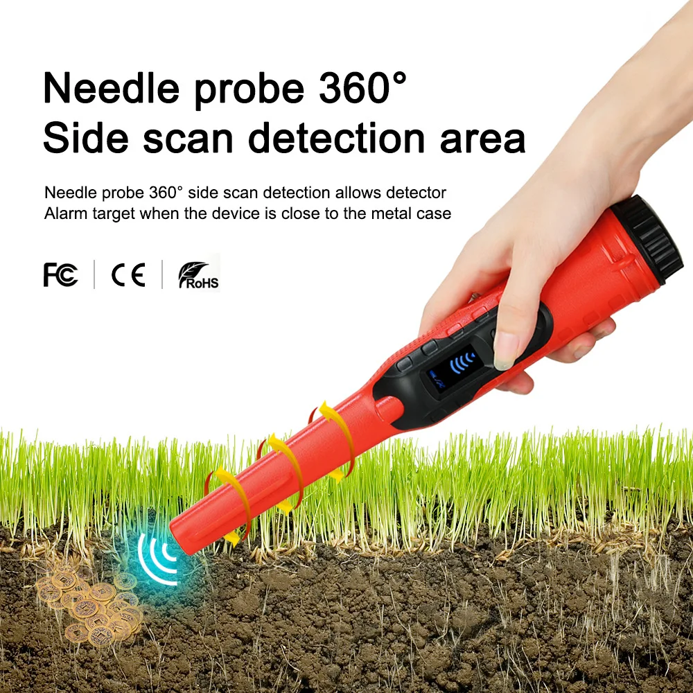 Portable Handheld Metal Detector Positioning Rod Detector Metal Pinpointing Pinpointer Waterproof GP-pointer Metal Detector New
Portable Handheld Metal Detector Positioning Rod Detector Metal Pinpointing Pinpointer Waterproof GP-pointer Metal Detector New