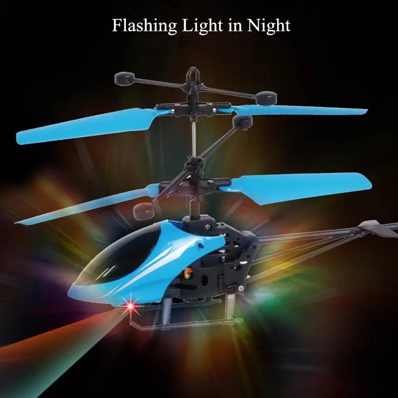 

RC Drone Fly Helicopter Suspension Induction Helicopter Kids Toy LED Flashing Light Remote Control Toys for Children