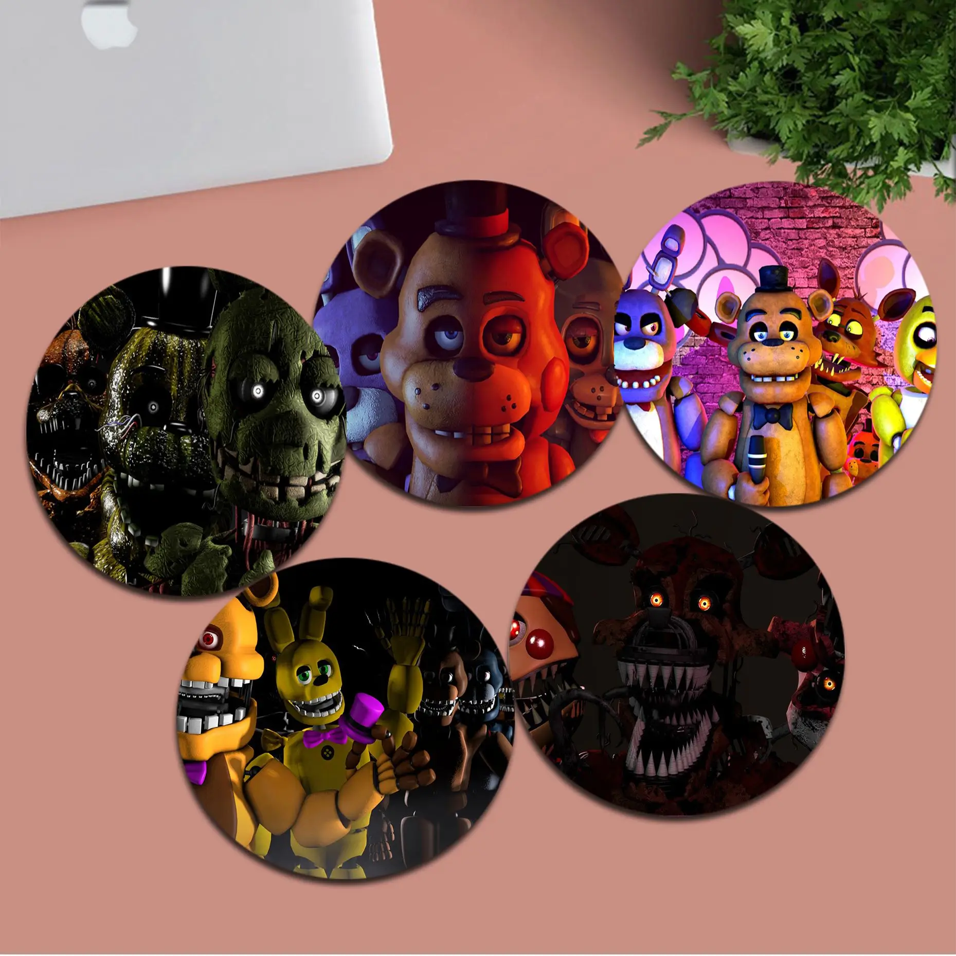 Fnaf Animatronics Mousepad Animation Round Big Promotion Table Mat Student Mousepad Computer Keyboard Pad Games Pad Office Desk
Fnaf Animatronics Mousepad Animation Round Big Promotion Table Mat Student Mousepad Computer Keyboard Pad Games Pad Office Desk