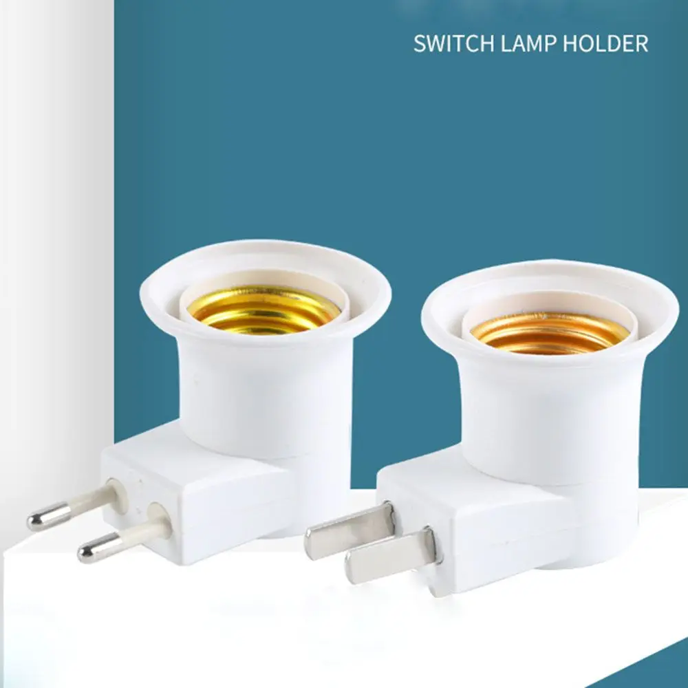 EU Plug Supplies Home Improvement Control Switch Power On-Off Plug Adapter E27 Socket Lamp Sockets
EU Plug Supplies Home Improvement Control Switch Power On-Off Plug Adapter E27 Socket Lamp Sockets 