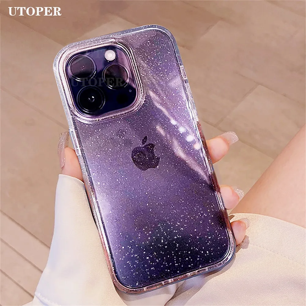 Shockproof Glitter Transparent Case For iPhone 14 13 12 Mini 11 Pro Max X XS XR 7 8 Plus Clear Armor Cover Acrylic Bumper Funda
Shockproof Glitter Transparent Case For iPhone 14 13 12 Mini 11 Pro Max X XS XR 7 8 Plus Clear Armor Cover Acrylic Bumper Funda