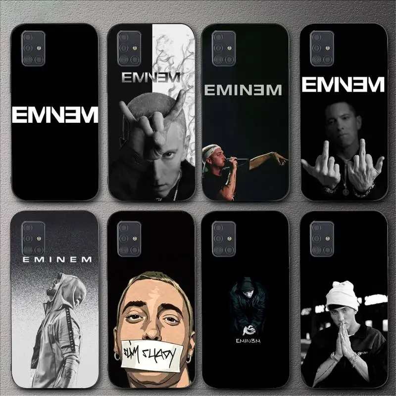 

Rapper Eminem Phone Case For Samsung Galaxy A02 A12 A13 A22 A32 A41 A51 A53 A71 A73 Shell