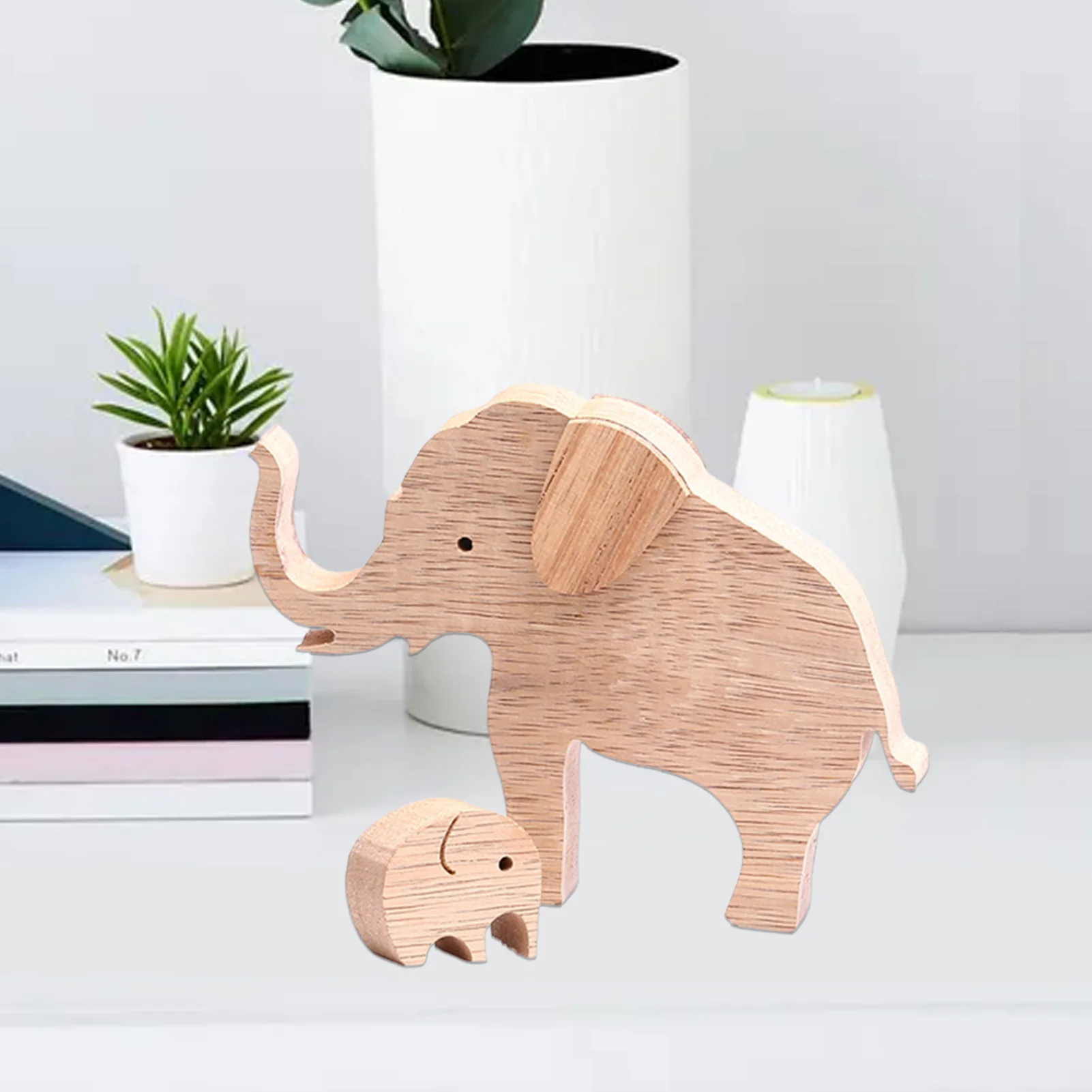 Wooden Elephant Decorative Ornament Mother's Day Mother And Child Elephant Ornament Elegant Wall Art Decor Crafts Figurines
Wooden Elephant Decorative Ornament Mother's Day Mother And Child Elephant Ornament Elegant Wall Art Decor Crafts Figurines