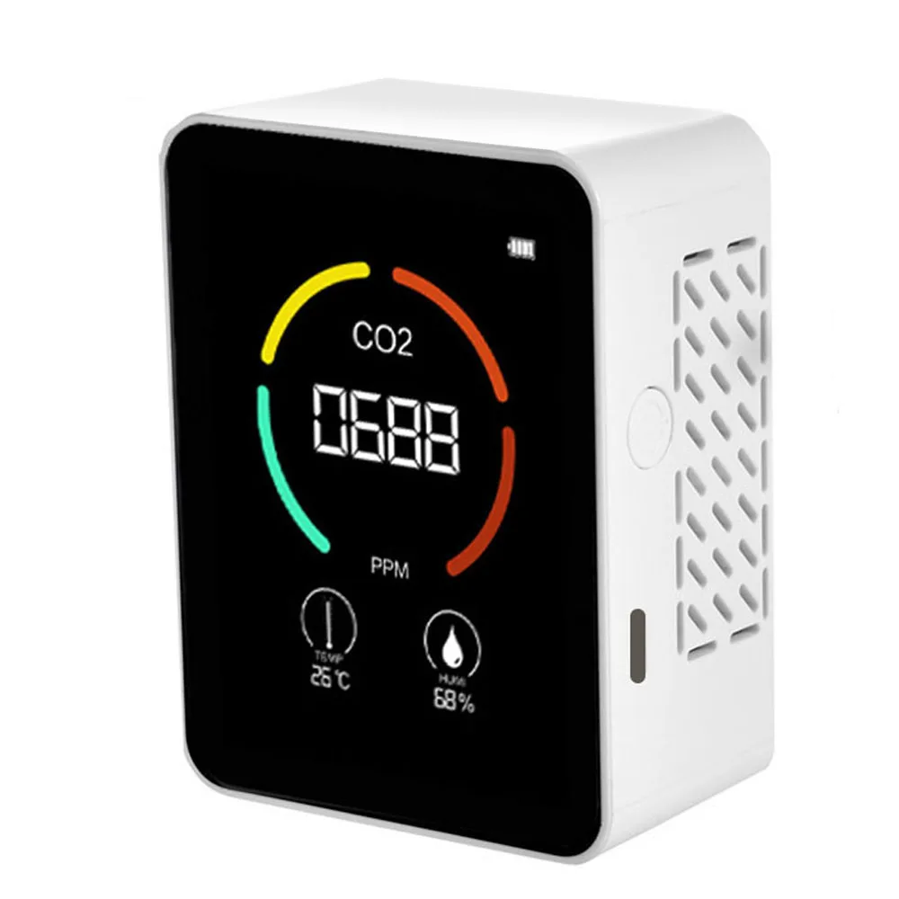 CO2 Sensor CO2 Meter Air Quality Monitor Carbon Dioxide Gas Detector Temperature Humidity Meter TVOC Detection Air Analyzer
CO2 Sensor CO2 Meter Air Quality Monitor Carbon Dioxide Gas Detector Temperature Humidity Meter TVOC Detection Air Analyzer