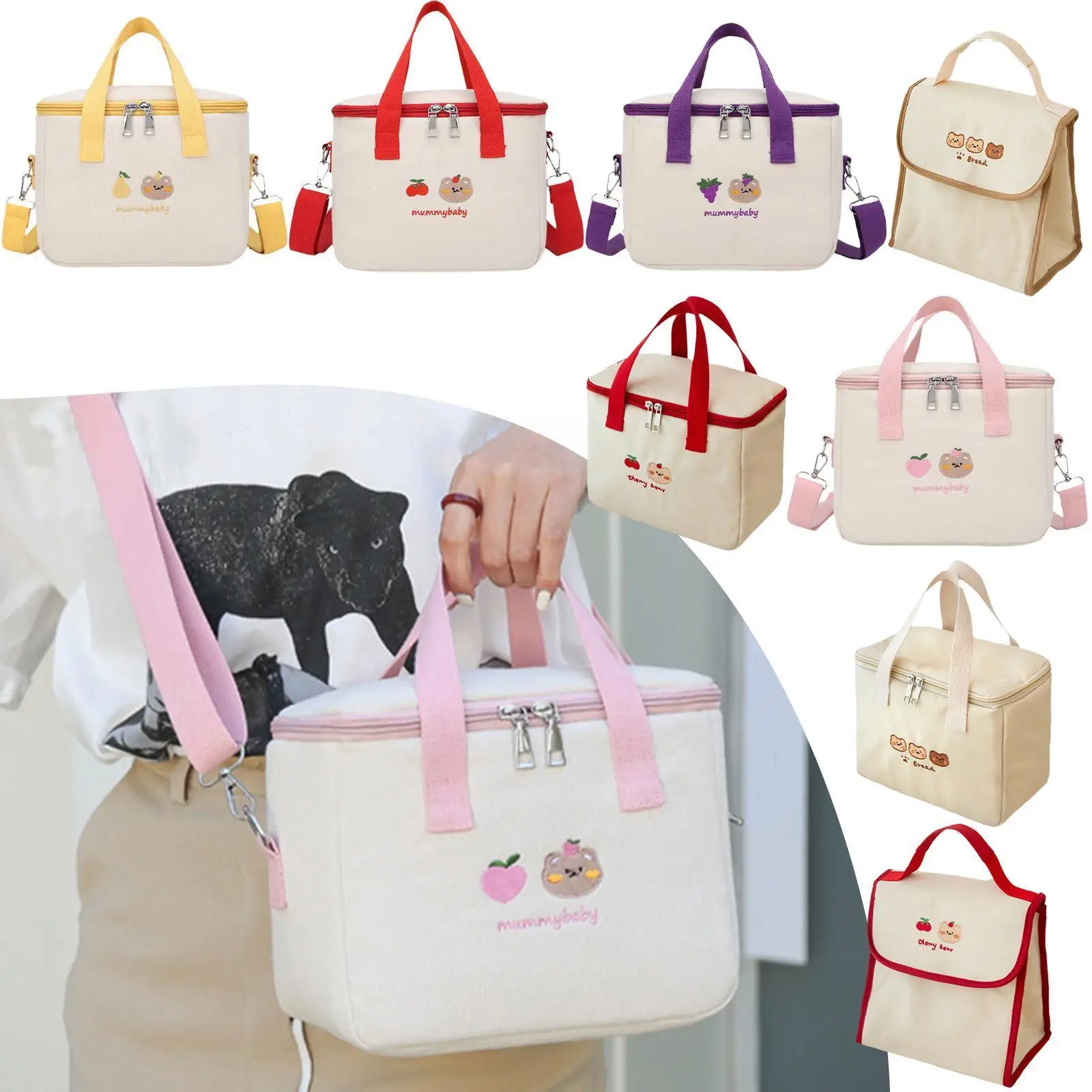Portable Insulation Bag One Shoulder Messenger Bag Bento Bag Refrigerated Tote Dinner Storage Bag Bag Container B0a4
Portable Insulation Bag One Shoulder Messenger Bag Bento Bag Refrigerated Tote Dinner Storage Bag Bag Container B0a4