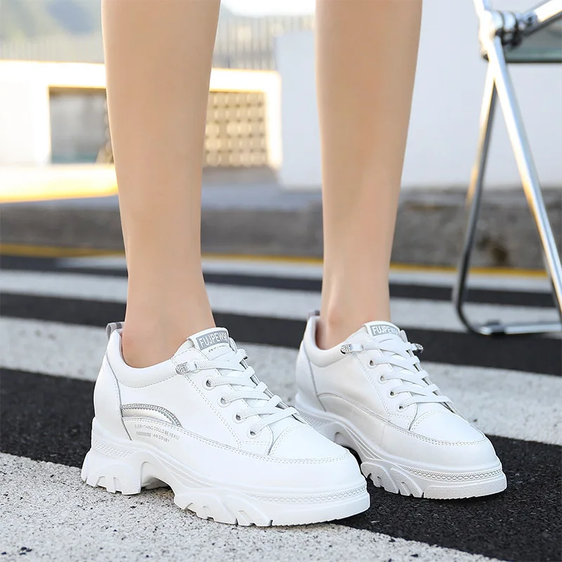 Fashion inside heighten small white shoes spring new leather shallow mouth casual single shoe lacing women's shoes
Fashion inside heighten small white shoes spring new leather shallow mouth casual single shoe lacing women's shoes
