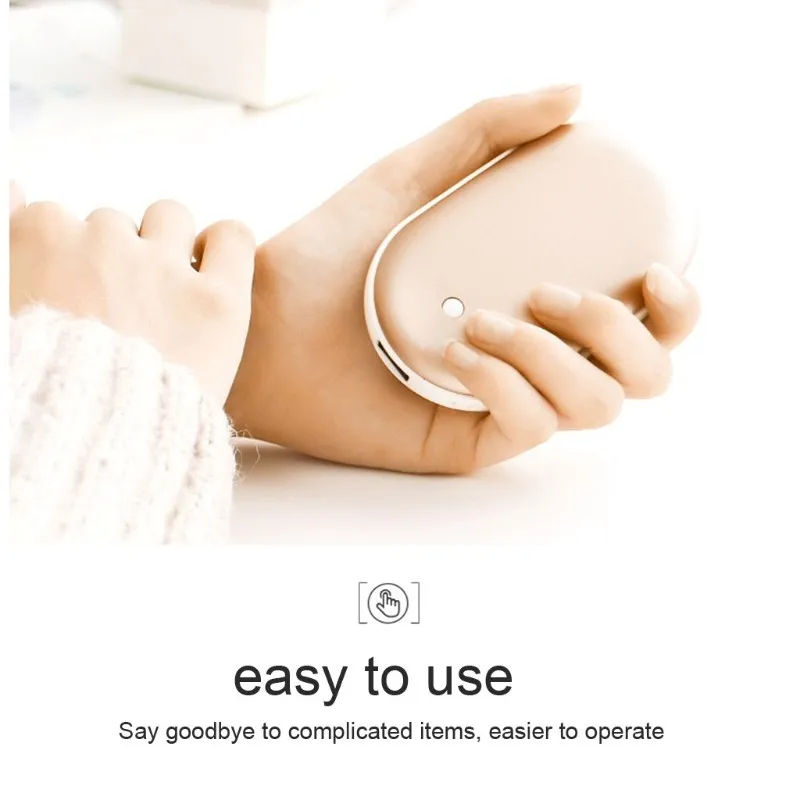 2 In 1 Mini Hand Warmer 5000mAh USB Rechargeable Mobile Power Bank Charger Portable Electric Heater er Warm Winter Heating Tools
2 In 1 Mini Hand Warmer 5000mAh USB Rechargeable Mobile Power Bank Charger Portable Electric Heater er Warm Winter Heating Tools